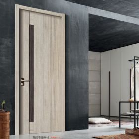 熱門X-3015拼貼實木烤漆門