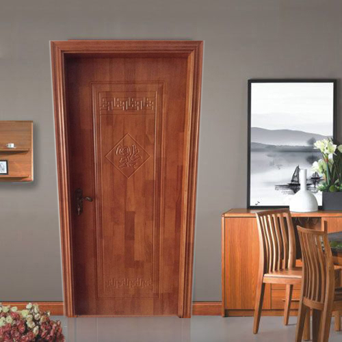 廠價(jià)推薦愉心X-4034平開(kāi)雕花橡木烤漆門(mén)