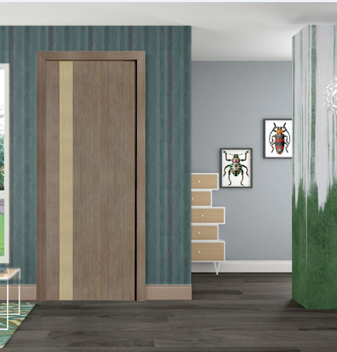 新品熱賣愉心X-7002拼貼實木烤漆門