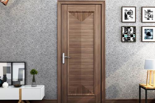 廠家新款愉心X-4085拼貼外扣實木烤漆門