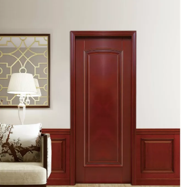 廠價直銷鑫順來X-5001平開外扣實木烤漆門