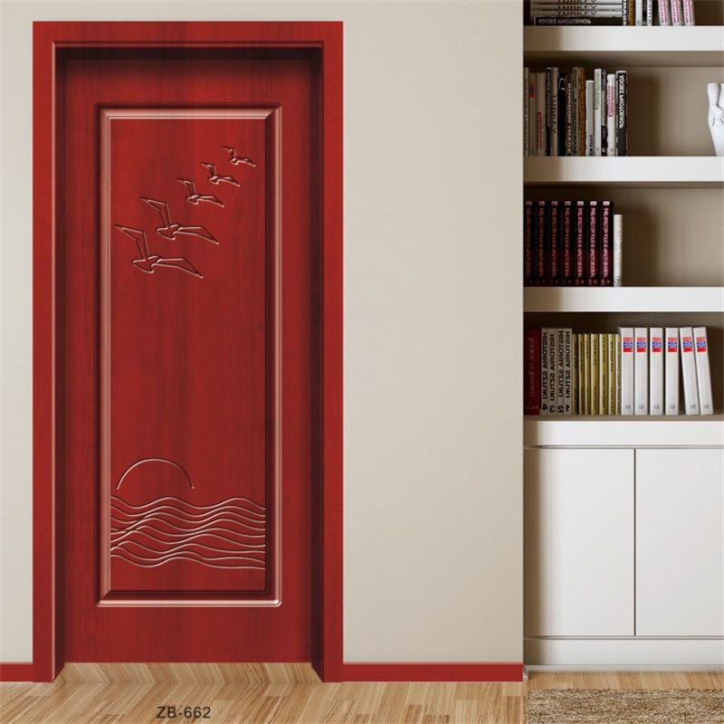 廠家批發(fā)愉心ZB-662指接橡木烤漆門(mén)