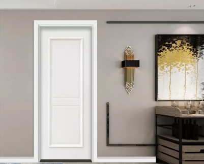 廠價新款鑫順來X-5014平開外扣實木烤漆門