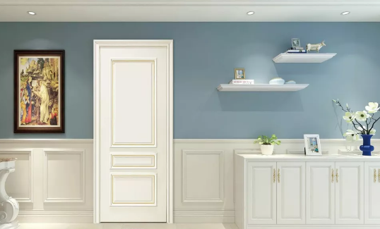 廠價(jià)直銷鑫順來(lái)X-5018平開(kāi)外扣描色實(shí)木烤漆門