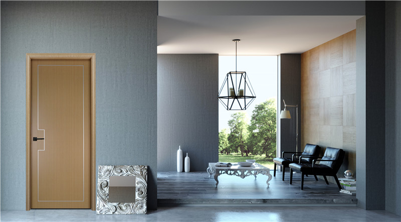 廠價直銷鑫順來X-6094平開實木烤漆門