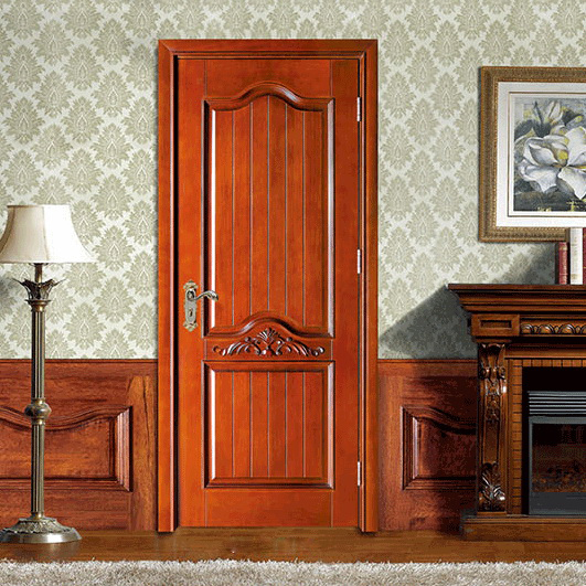 廠價直銷鑫順來X-7018平開復古 實木烤漆門