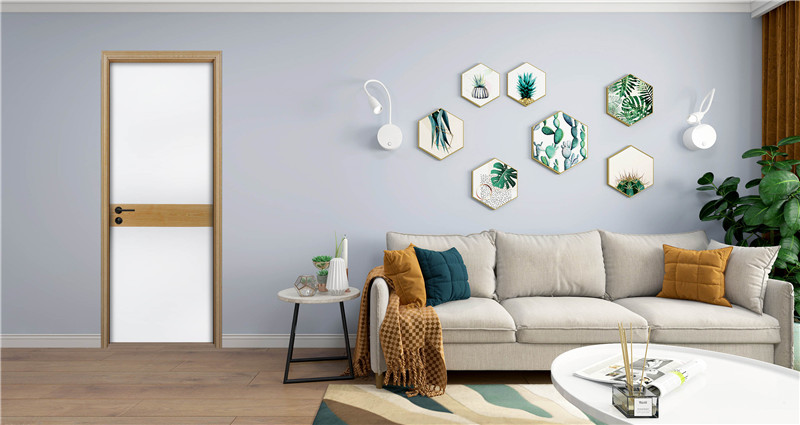 廠價直銷鑫順來X-7031平開實木烤漆門