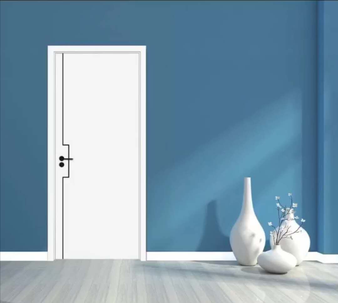 廠價直銷鑫順來X-8094平開叉色實木烤漆門