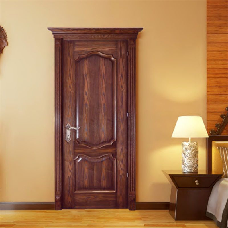 廠價(jià)直銷鑫順來X-8118平開帶扣線實(shí)木烤漆門